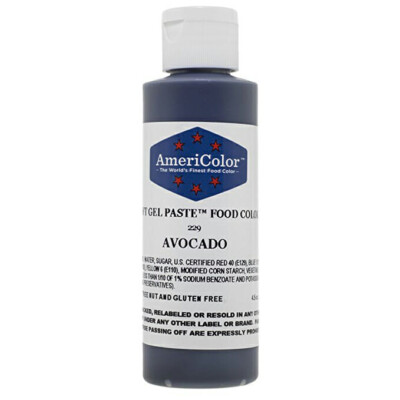 Avocado Gel Food Coloring | From SugarHero.com
