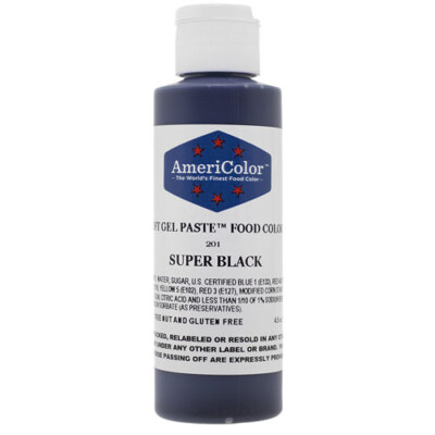 Black Gel Food Coloring | From SugarHero.com