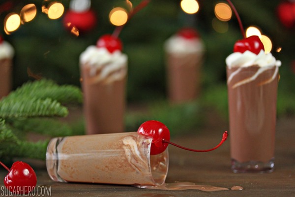 Cherry Hot Chocolate | From SugarHero.com