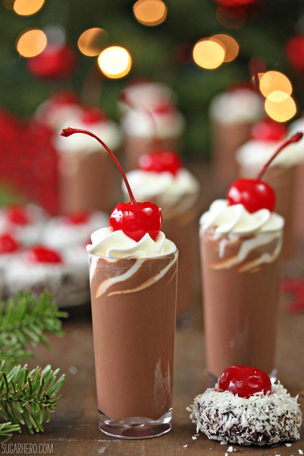 Cherry Hot Chocolate | From SugarHero.com