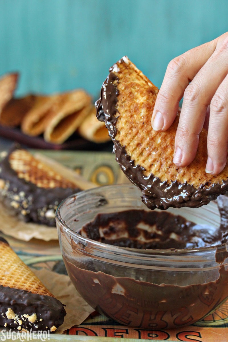 Homemade Choco Tacos Recipe | From SugarHero.com