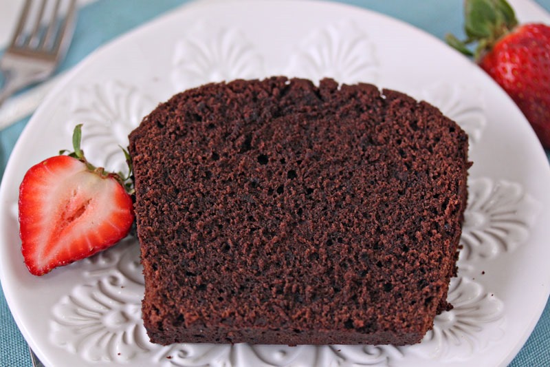 Chocolate Pound Cake | From SugarHero.com