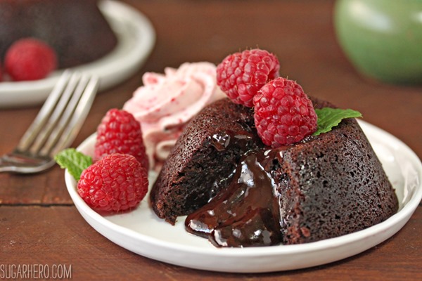 Four Fantastic Ways to Use Ganache: Easy Lava Cakes | From SugarHero.com