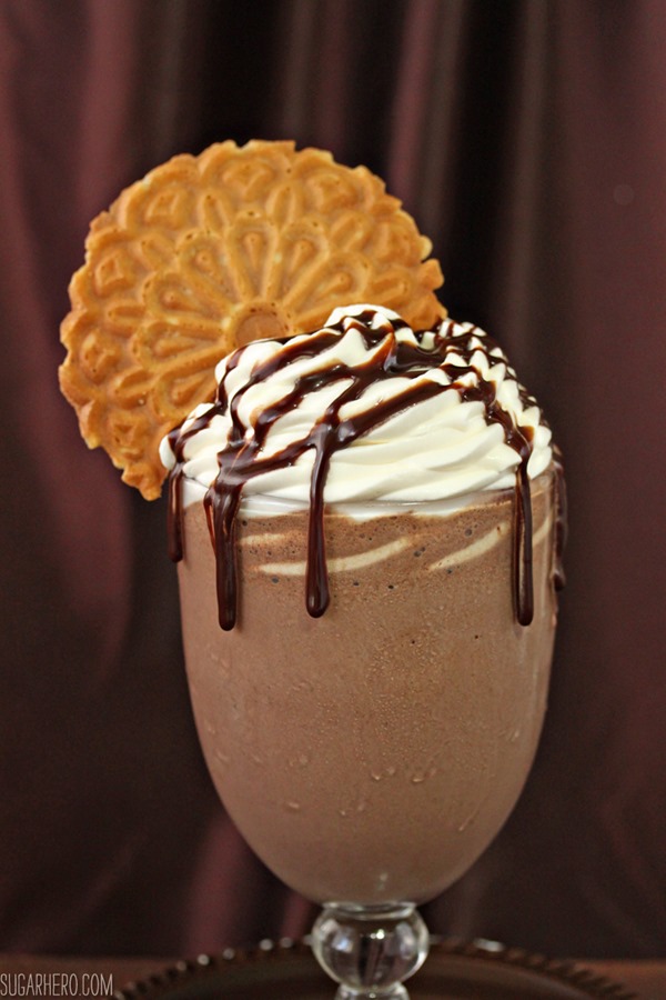 Four Fantastic Ways to Use Ganache: Chocolate Milkshakes | From SugarHero.com