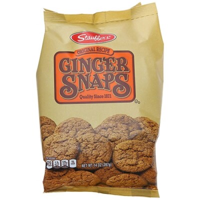 Bag of gingersnap cookies