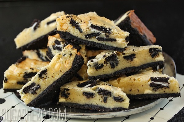 Cookies and Cream Oreo Bars | SugarHero.com