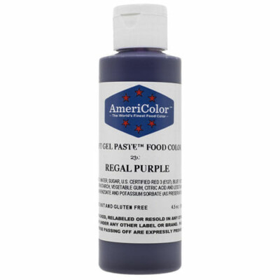 Purple Gel Food Coloring | From SugarHero.com