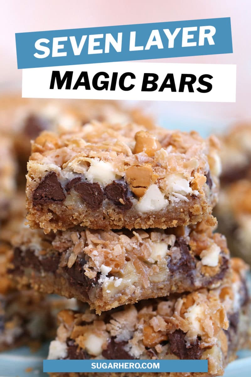Seven Layer Bars photo with text overlay