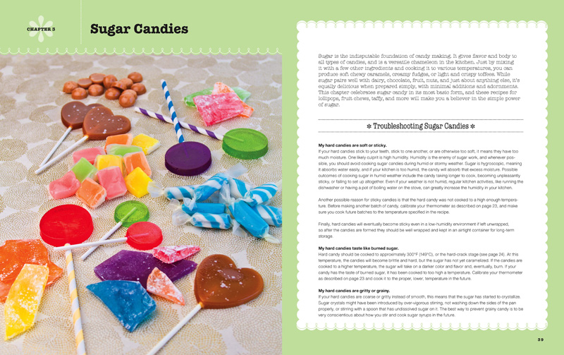 Sugar Candy Troubleshooting from The Sweet Book of Candy Making