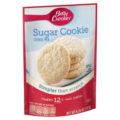 package of sugar cookie dough mix