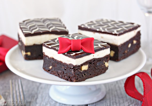 Tuxedo Brownies | From SugarHero.com